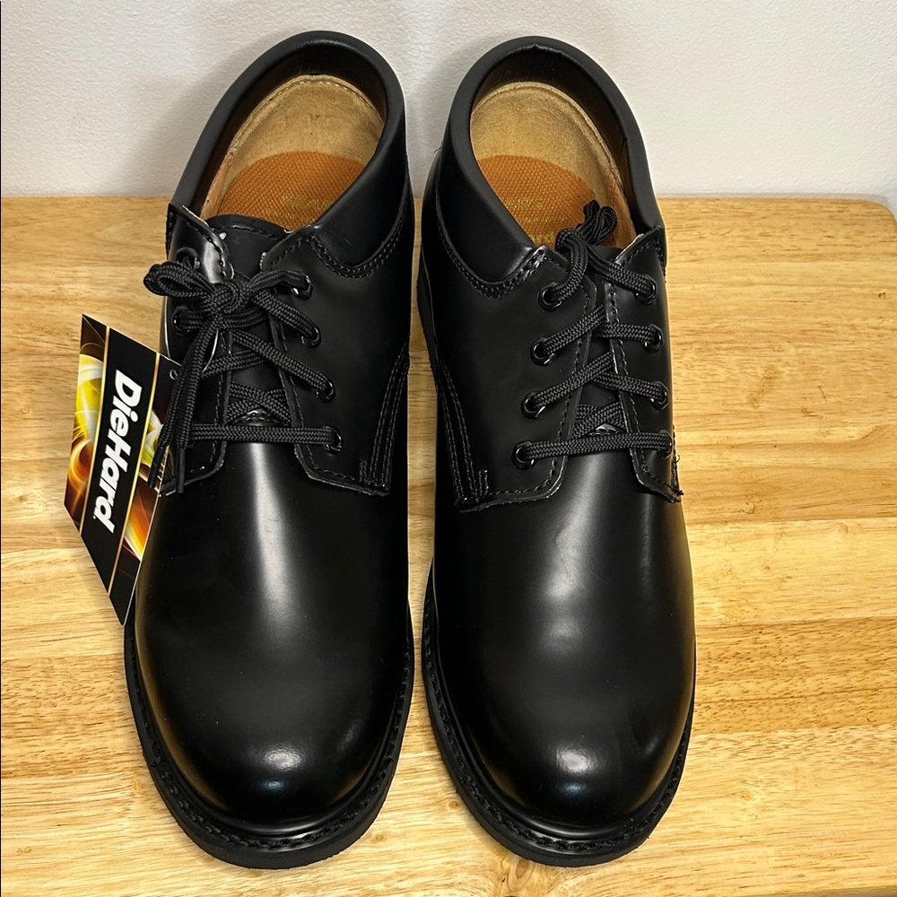 DieHard Men's Classic Black Oxford Shoes